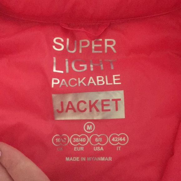 Hot pink light puffer jacket - Picture 2 of 3